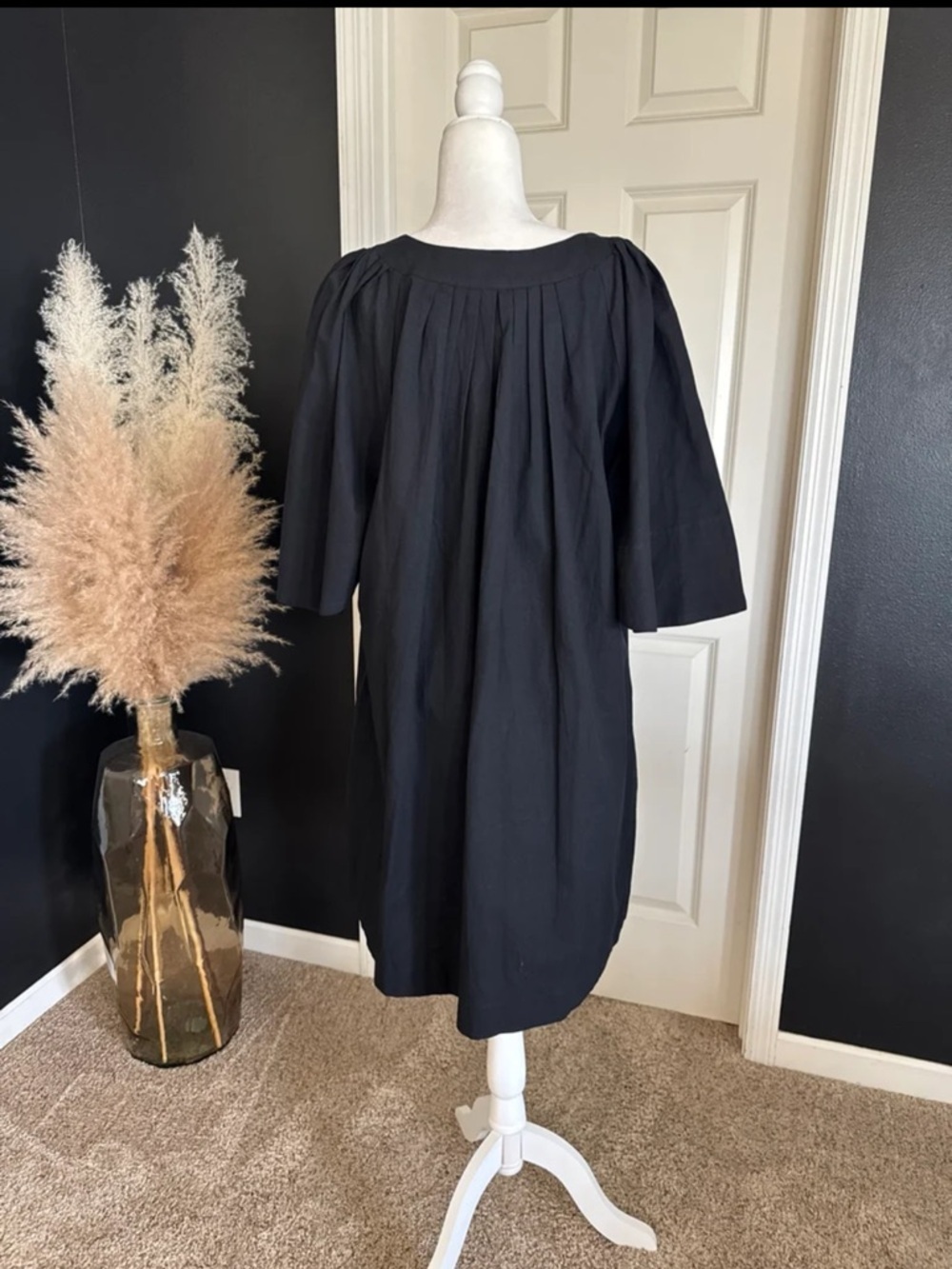 Tuckernuck POMANDER PLACE Black Finley Flutter Sleeve Dress size XXXL - Picture 11 of 12